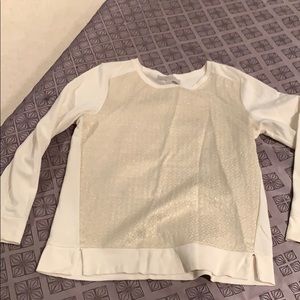 Loft gold detail sweatshirt